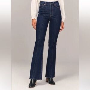 Abercrombie & Fitch Vintage Flare Dark Blue Jeans Curve Love (NWT)